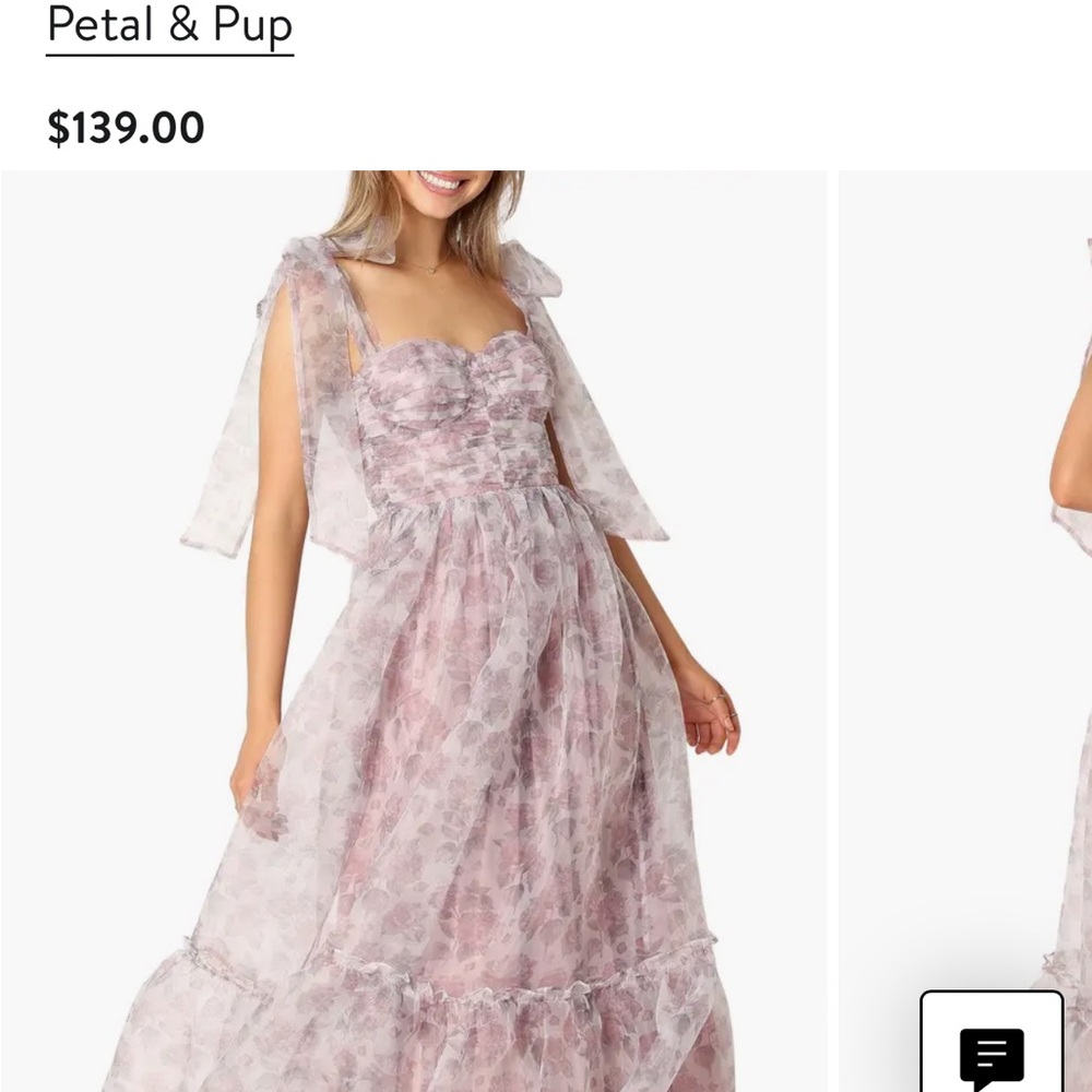 Petal & Pup Pink Floral Dress